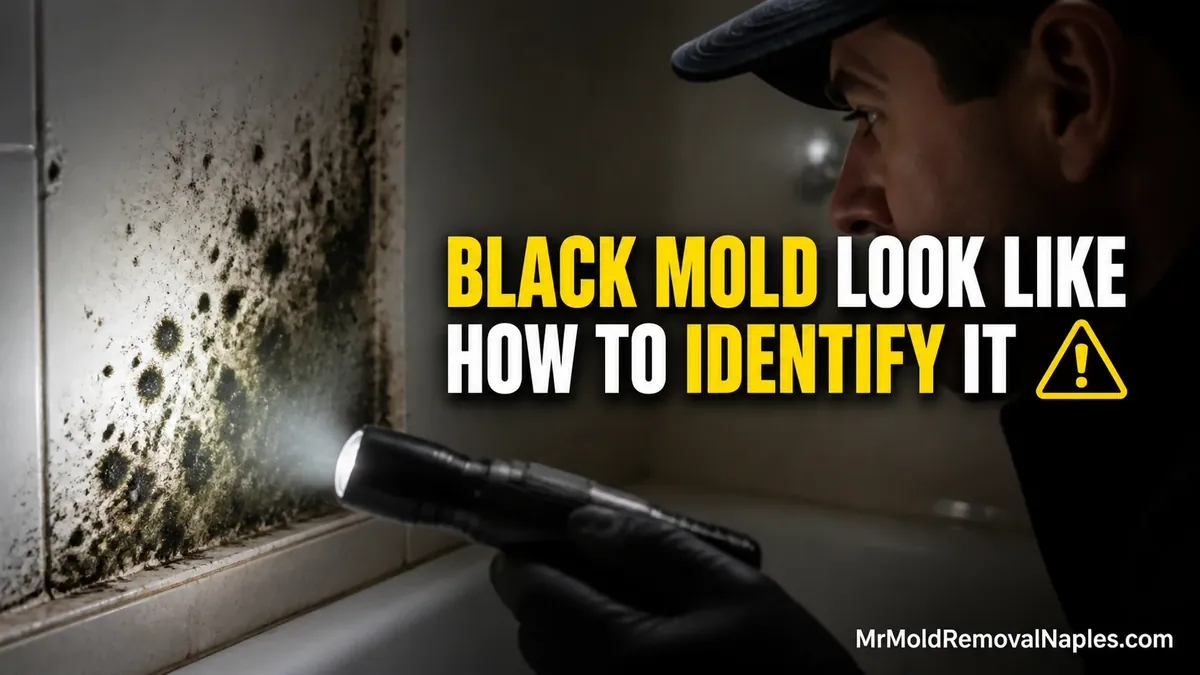 Black Mold Look Like: How to Identify It in Your Naples Home