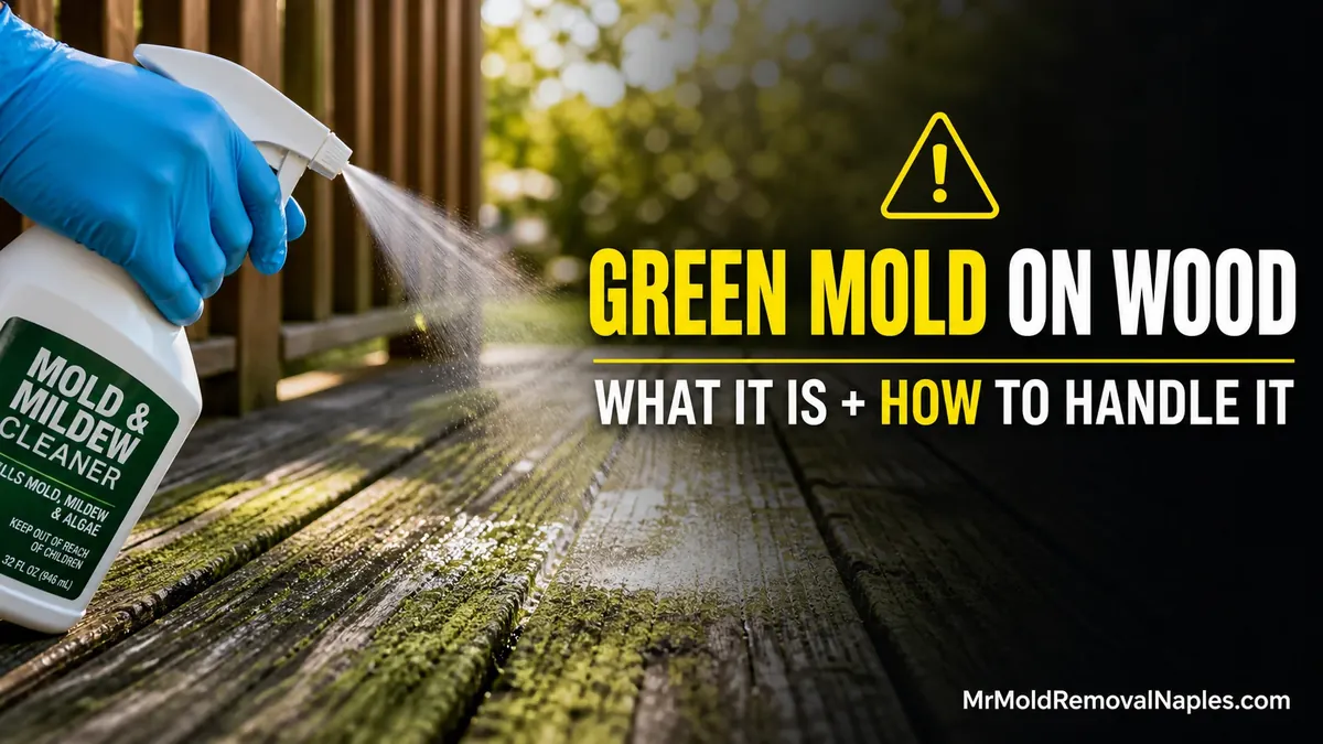 Green Mold on Wood: What It Is and How to Handle It